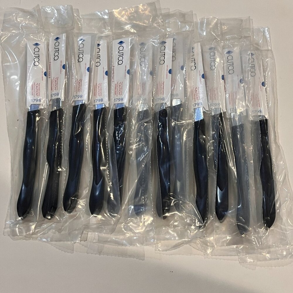 12x New Rare Cutco #1798 Mini Trimmer / Serrated Paring / Utility Sample Knives